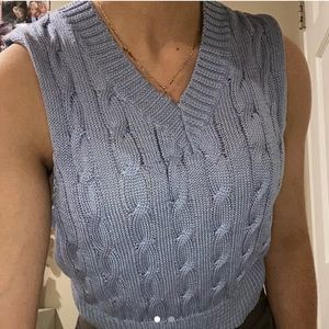 CUTE TRENDY KNIT SWEATER VEST